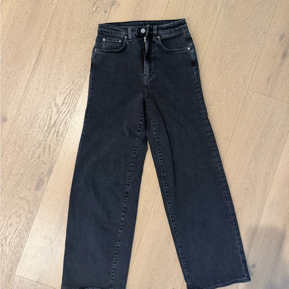 Black Toteme flare Jeans